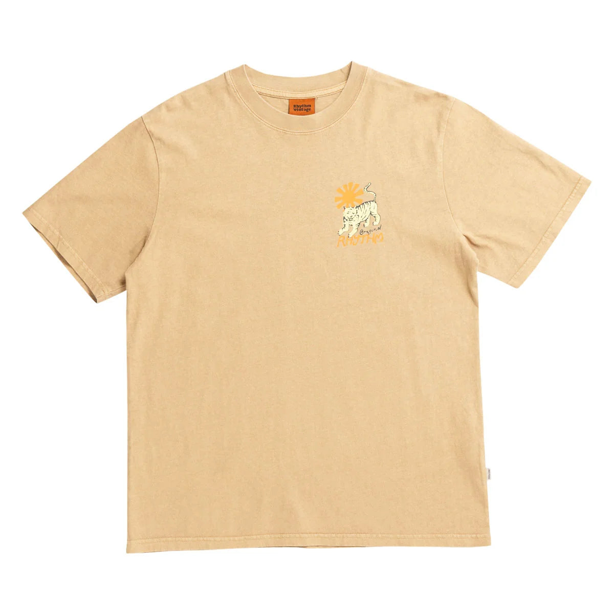 Rhythm M SS Tiger Vintage Tee SAND