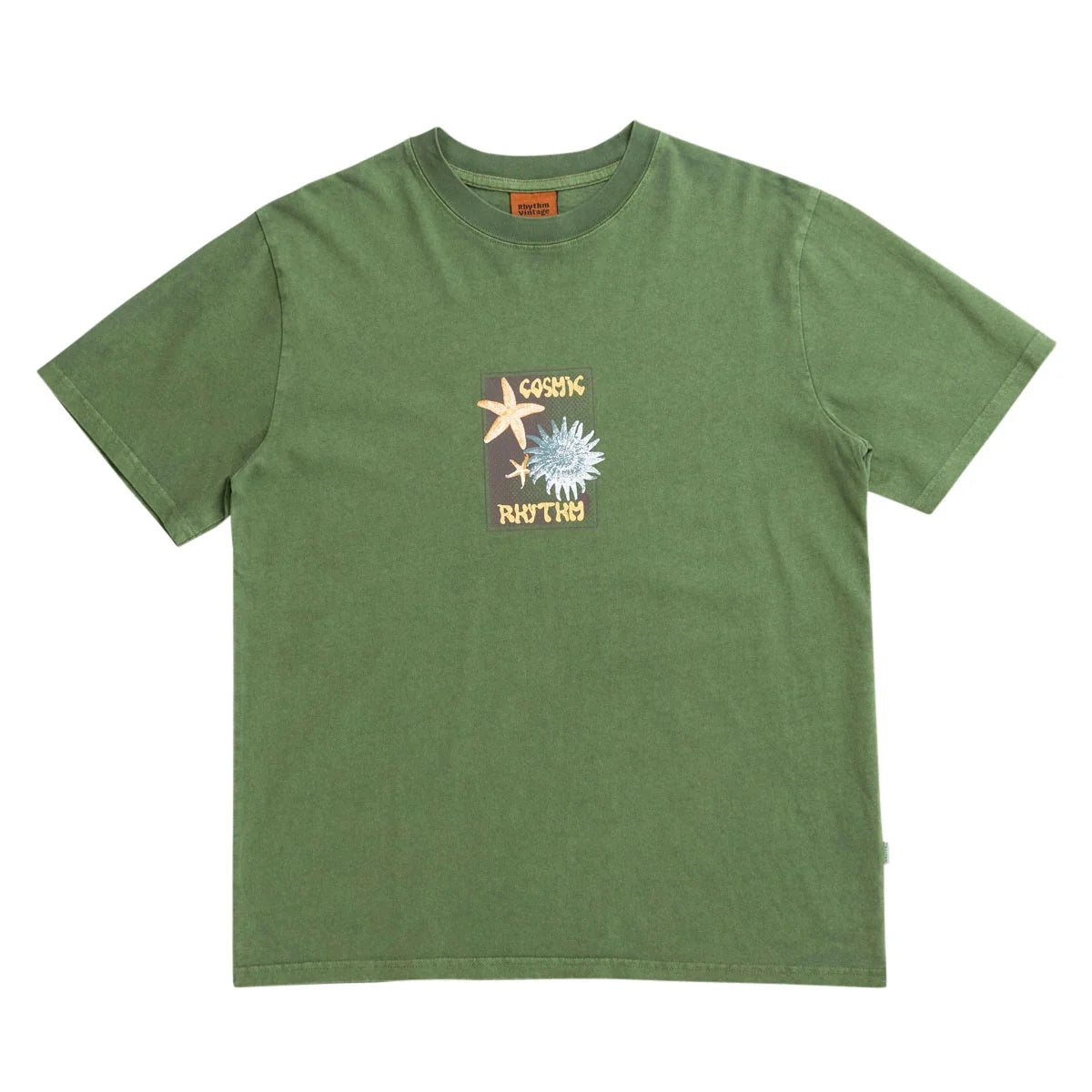 Rhythm M SS Starfish Vintage Tee DILL