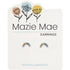 Mazie Mae Rainbow Studs SILVER