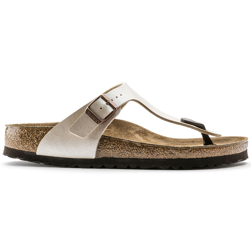 Birkenstock W Gizeh BS GRACEFUL PEARL WHITE - REGULAR