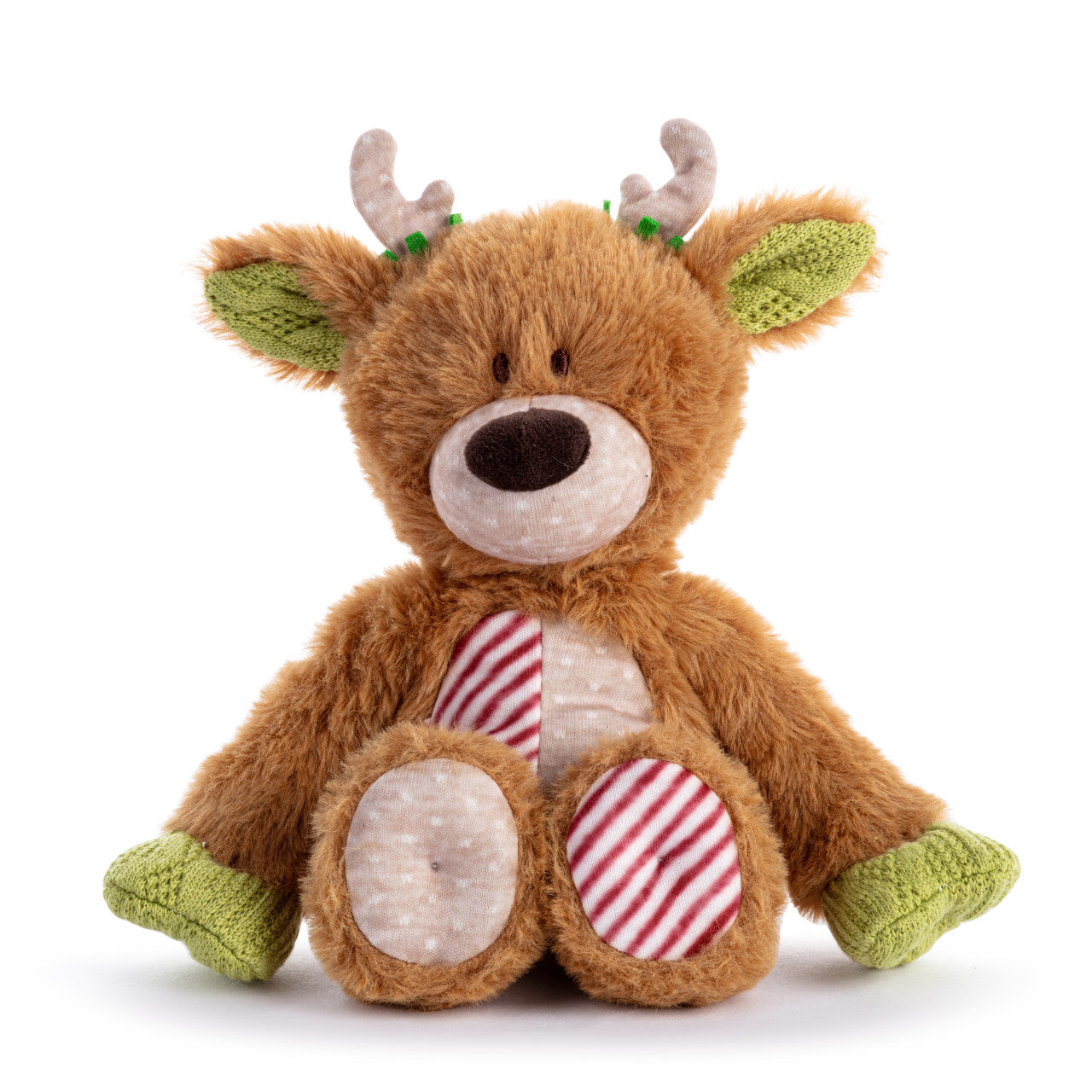 Demdaco Holiday Oddball Mini Reindeer Plush