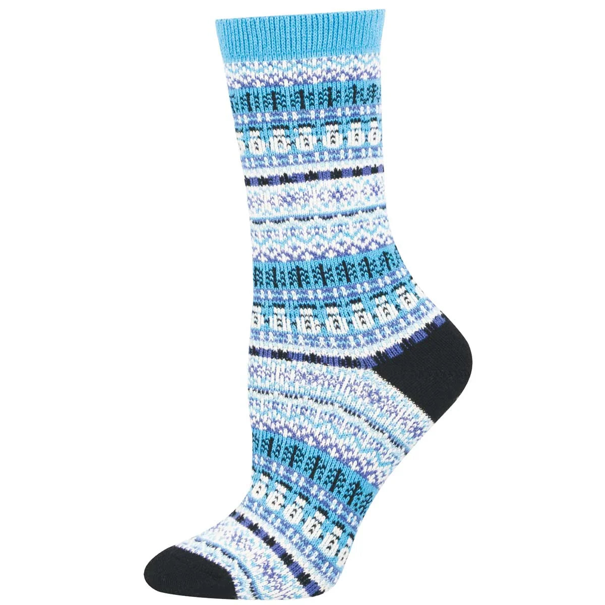 Socksmith W Winter Wonderland Sweater Sock BLUE