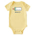 Life is good Baby Bodysuit Crusher Milkin' It SANDY YELLOW