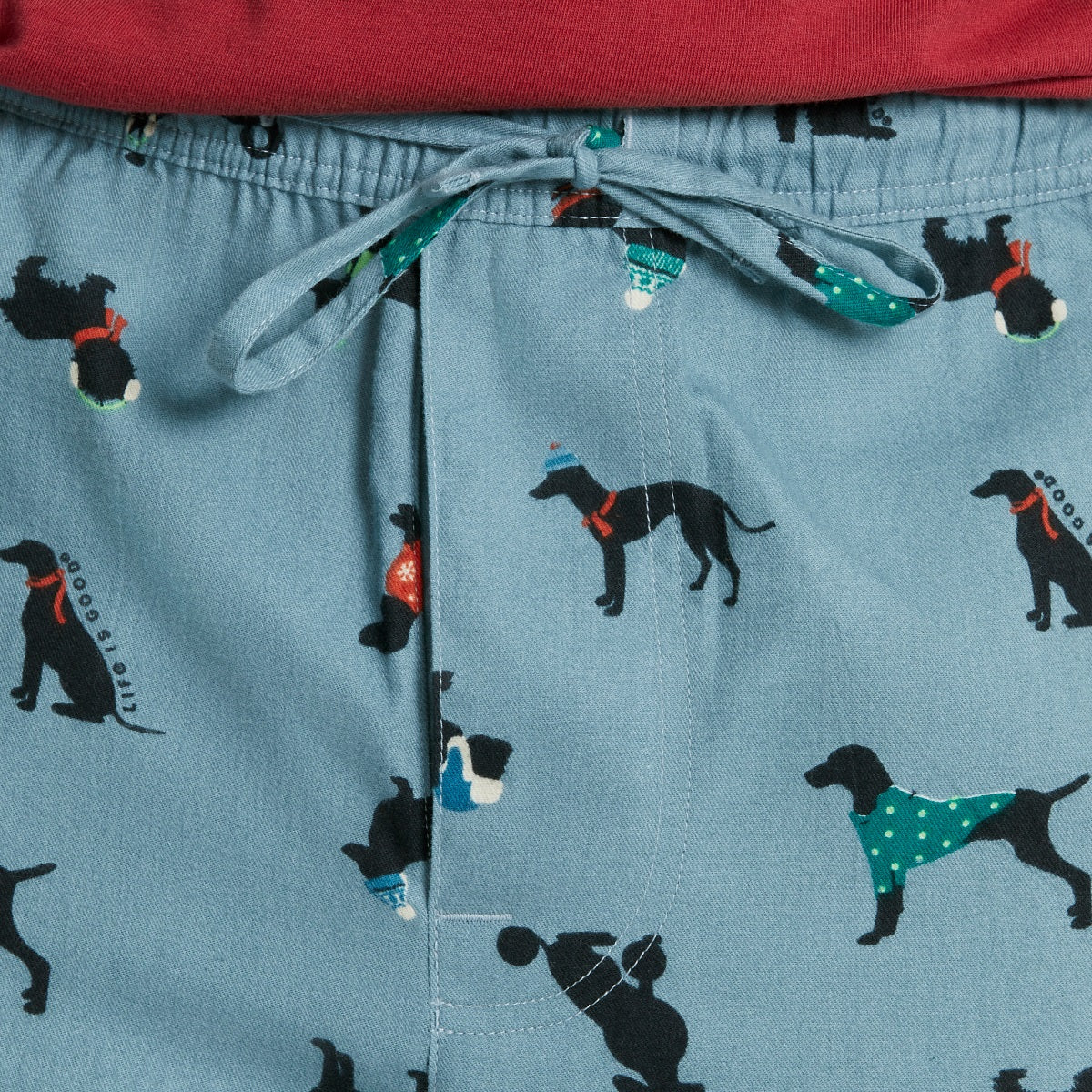 Life is Good M Classic Sleep Pant Chilly Dogs SMOKE BLUE