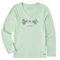 Life is Good W LS Crusher Vee Beach Path SAGE GREEN
