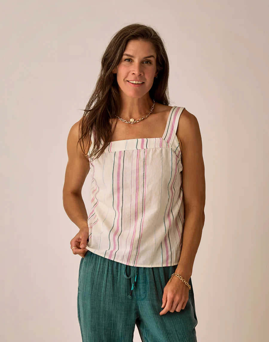 Carve Designs W Liv Stitched Top VIOLET TEXTURE
