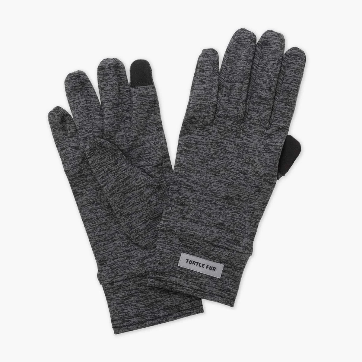 Turtle Fur W Stria Touchscreen Gloves ONYX