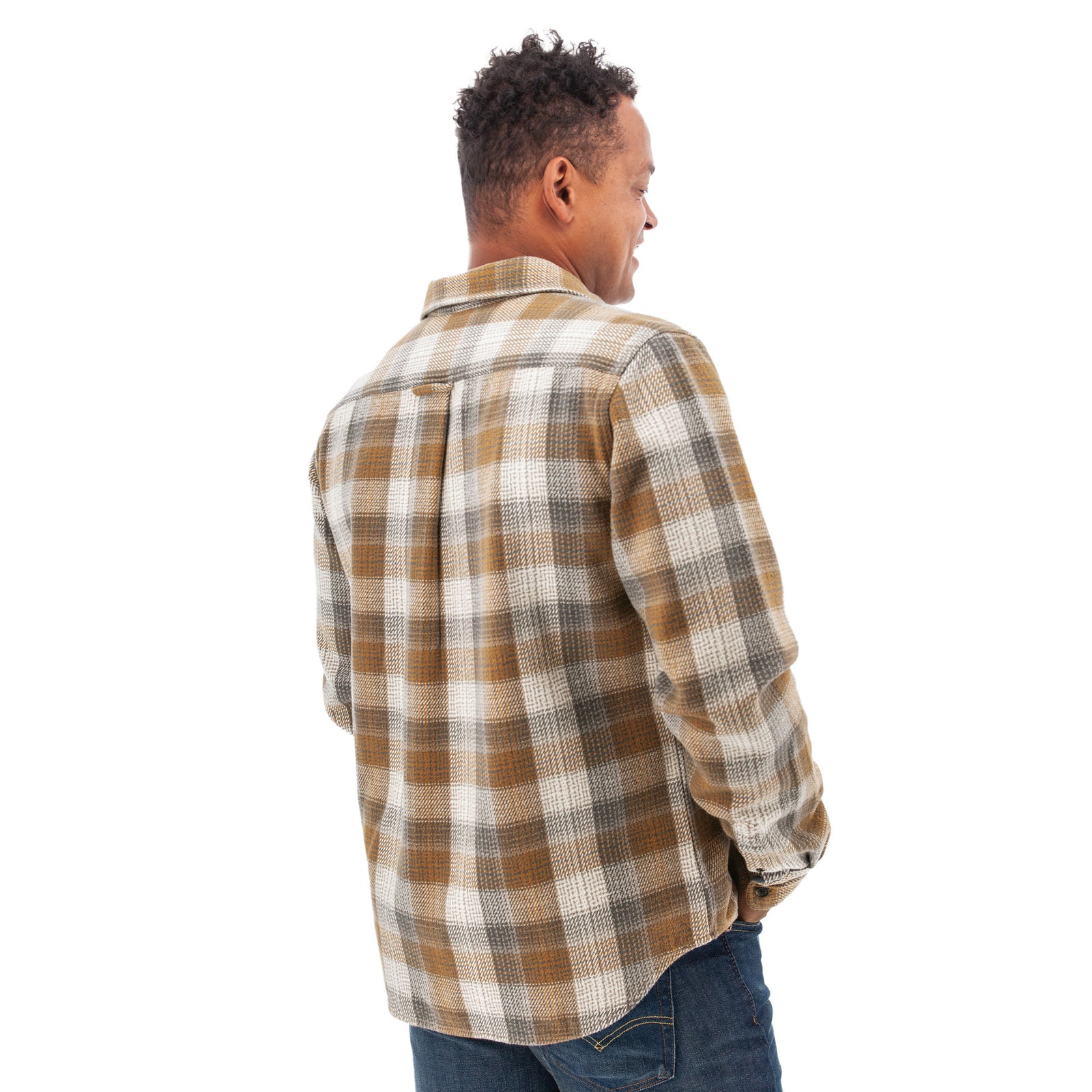 Old Ranch M Miles LS Flannel Shirt CHIPMUNK