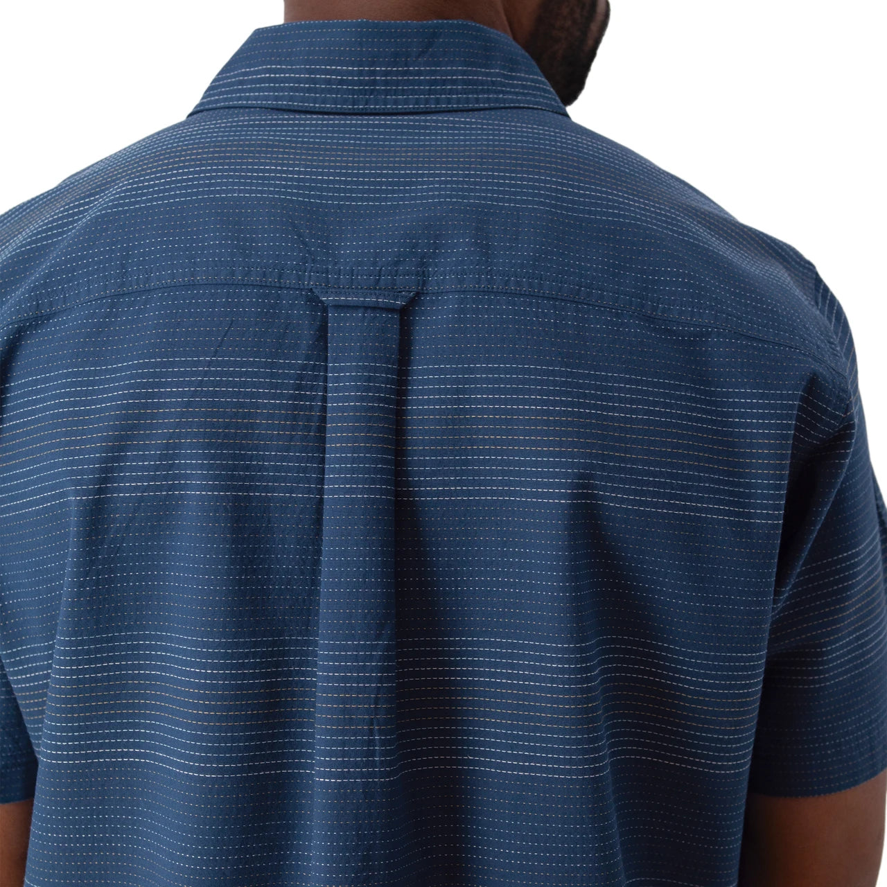 Old Ranch M SS Hawke Shirt 26 DARK BLUE