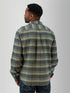Old Ranch M LS Chase Cotton Flannel Shirt GREEN