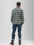 Old Ranch M LS Chase Cotton Flannel Shirt GREEN