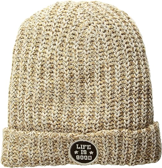 Life is Good W New Slouchy Be Brisk Beanie OATMEAL