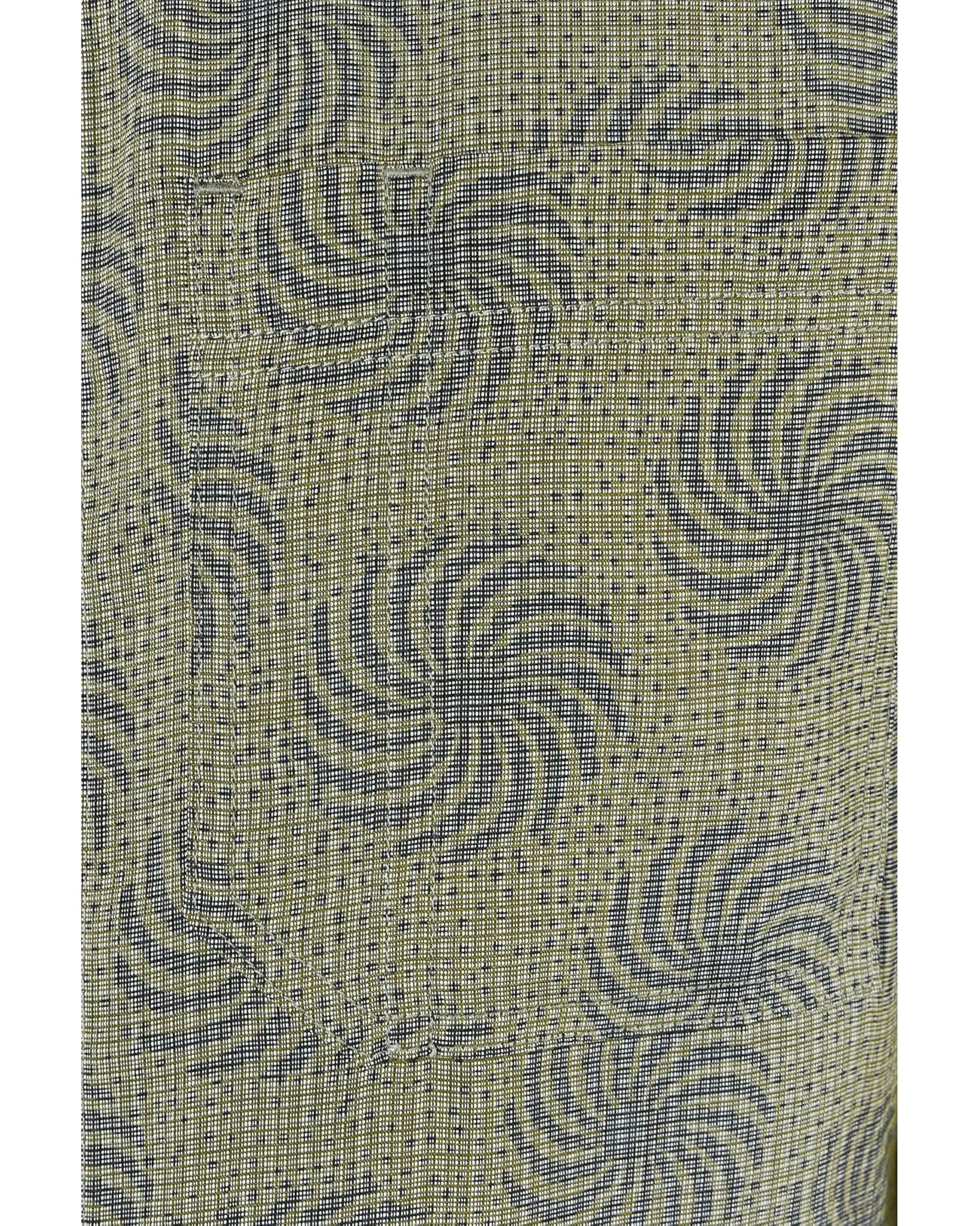 Royal Robbins M SS Camino Pucker Shirt OLIVE RAY PRINT