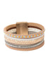 SAACHI Rockaway Leather Bracelet COPPER