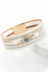 SAACHI Evil Eye Bracelet WHITE