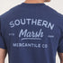 Southern Marsh M SS Branding Mercantile Tee WASHED NAVY