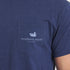 Southern Marsh M SS Branding Mercantile Tee WASHED NAVY