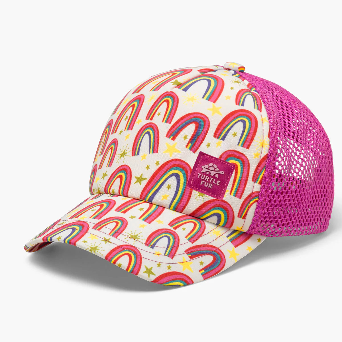 Turtle Fur Kids Quest Trucker Hat HOT PINK