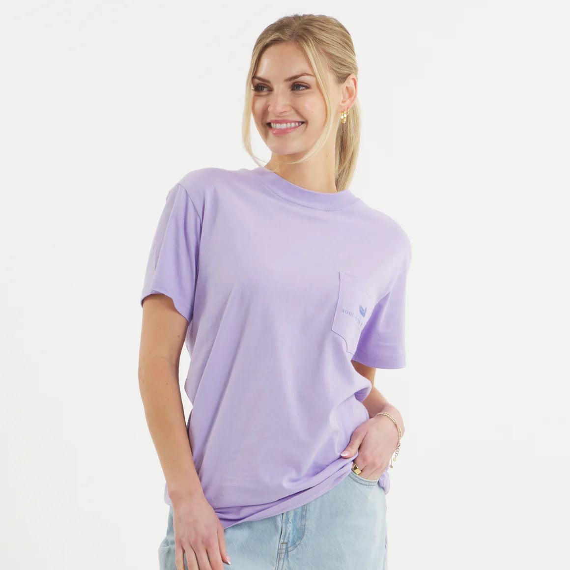 Southern Marsh M SS Tail Time Tee WHARF PURPLE