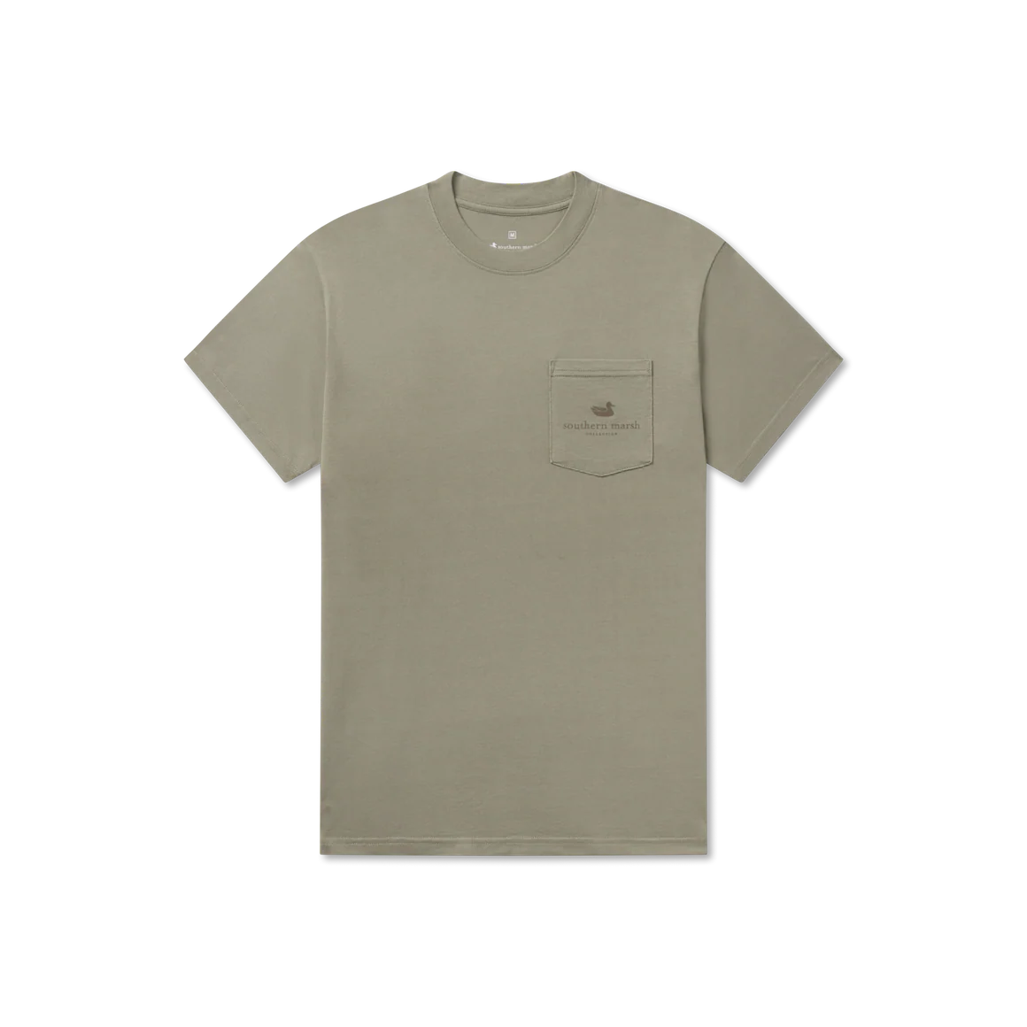 Southern Marsh M SS Original Duck Camo Tee BAY GREEN