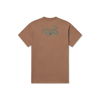 Southern Marsh M SS Duck Originals Camo Tee WASHED WALNUT