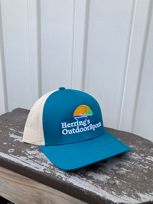 ALL STAR Herring's Trucker Hat JAGUAR TEAL/BEIGE