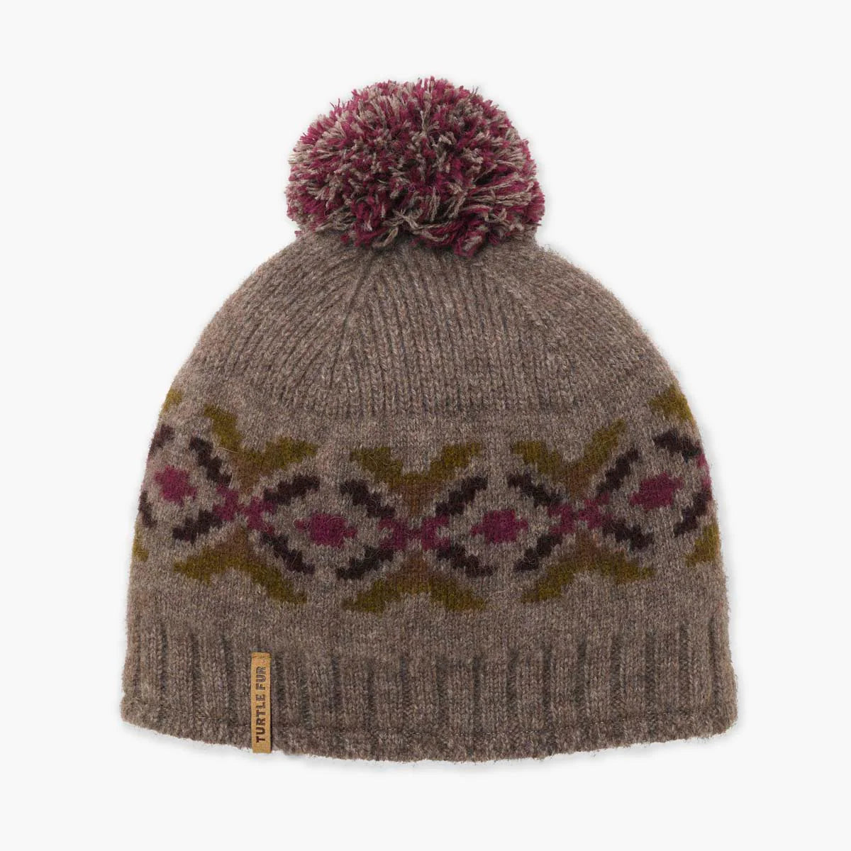Turtle Fur W Sienna Beanie BROWN