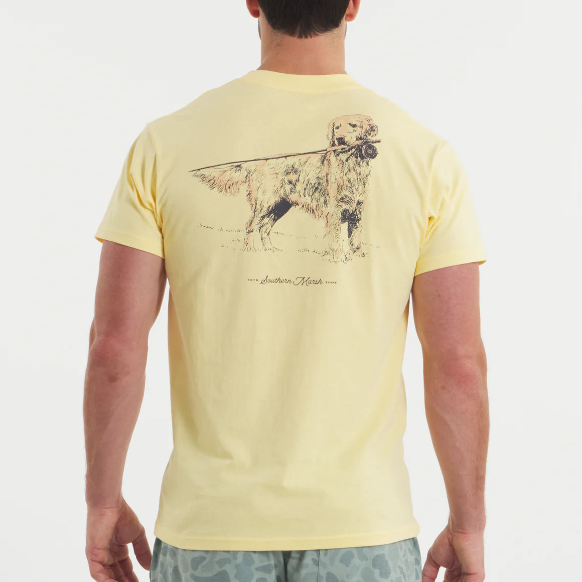 Southern Marsh M SS Golden Days Tee VIDALIA YELLOW