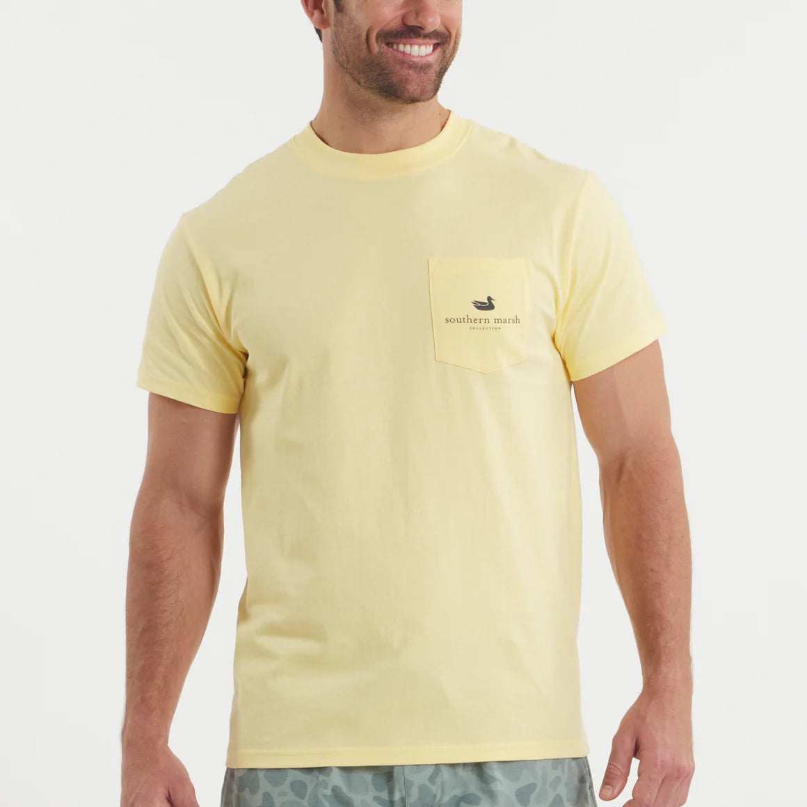 Southern Marsh M SS Golden Days Tee VIDALIA YELLOW