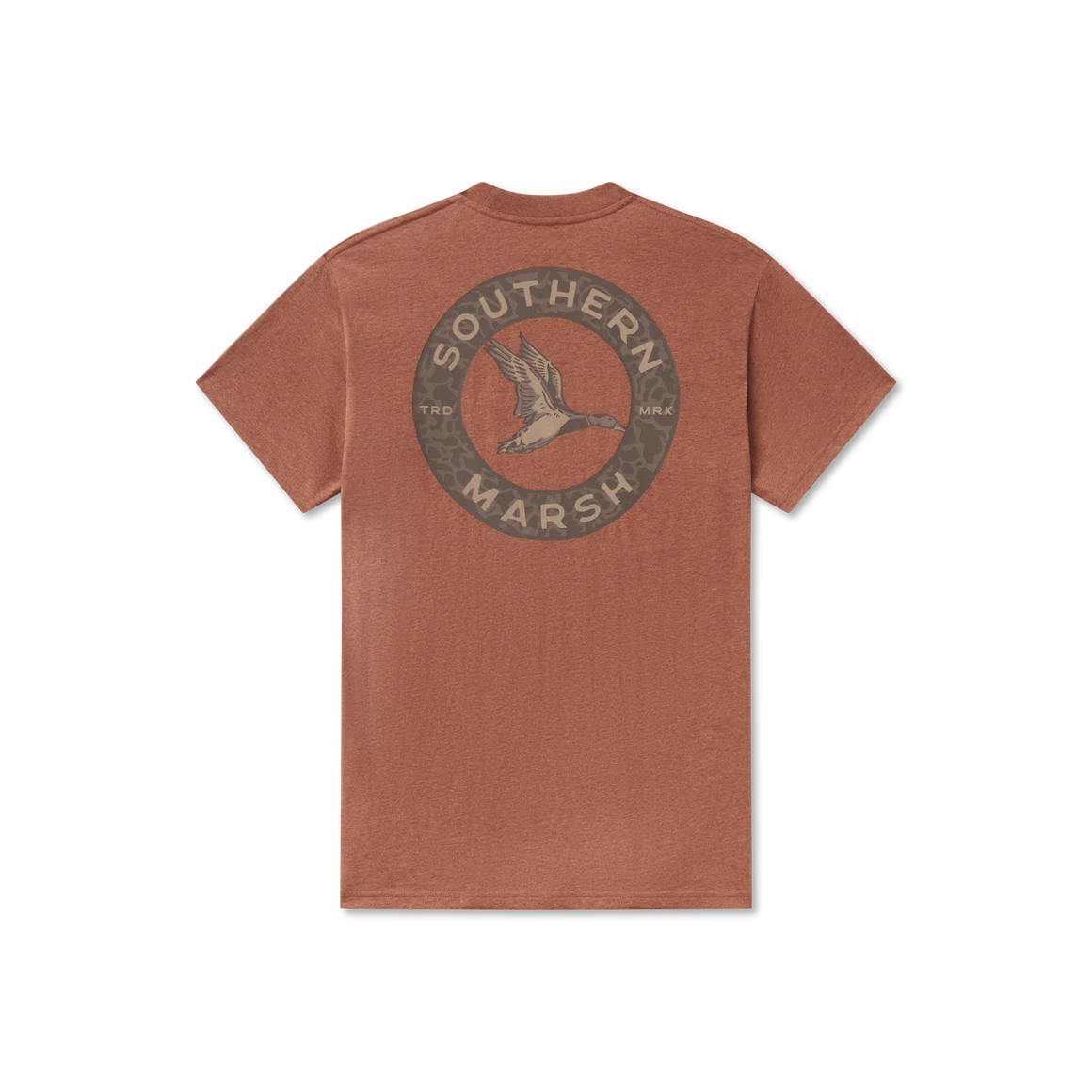 Southern Marsh M SS Inflight Camo Tee WASHED WALNUT