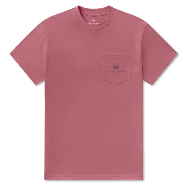 Southern Marsh M SS Lab Sips Tee MULBERRY