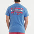 Southern Marsh M SS American Summertime Tee FRENCH BLUE