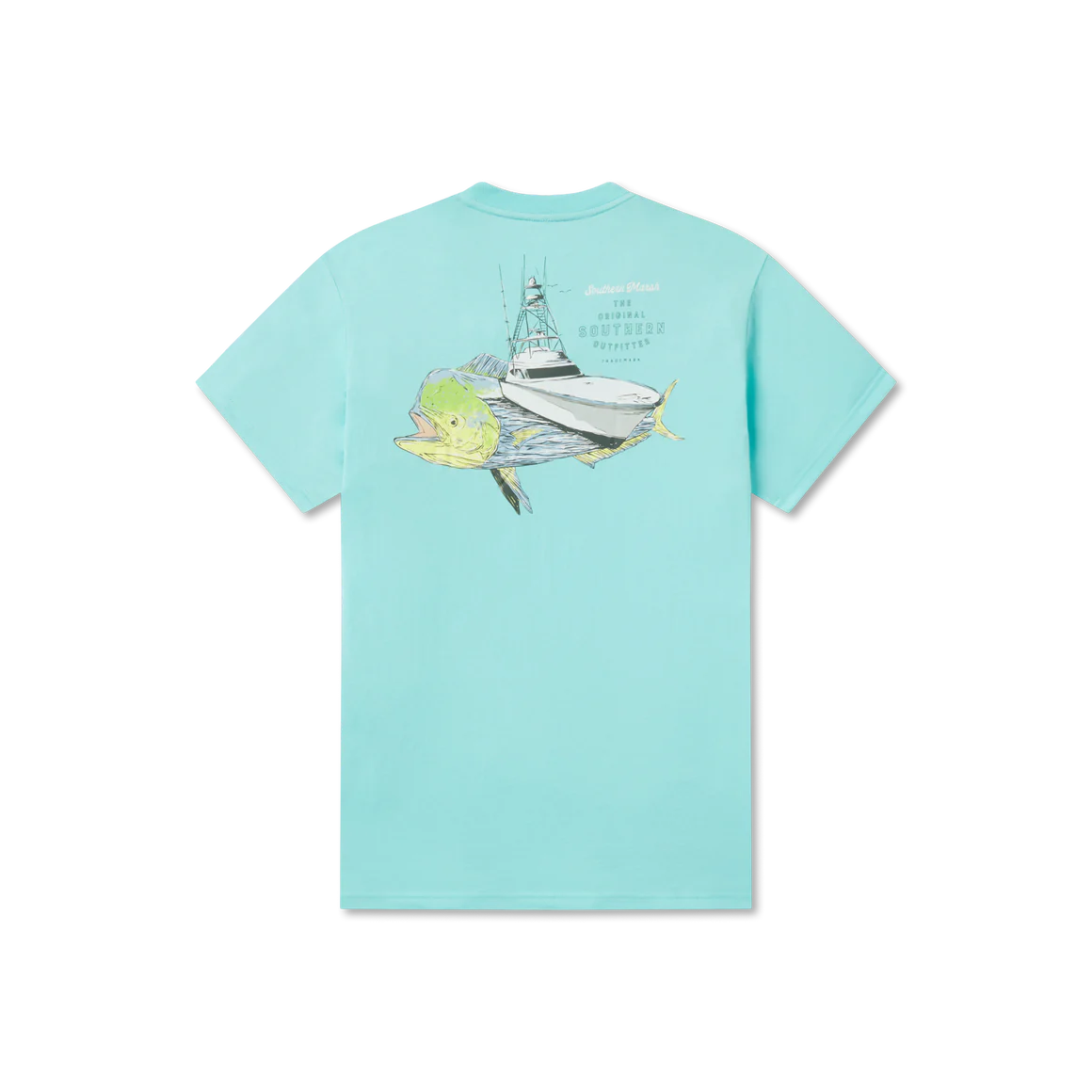 Southern Marsh M SS Mahi Moves Tee ANTIGUA BLUE