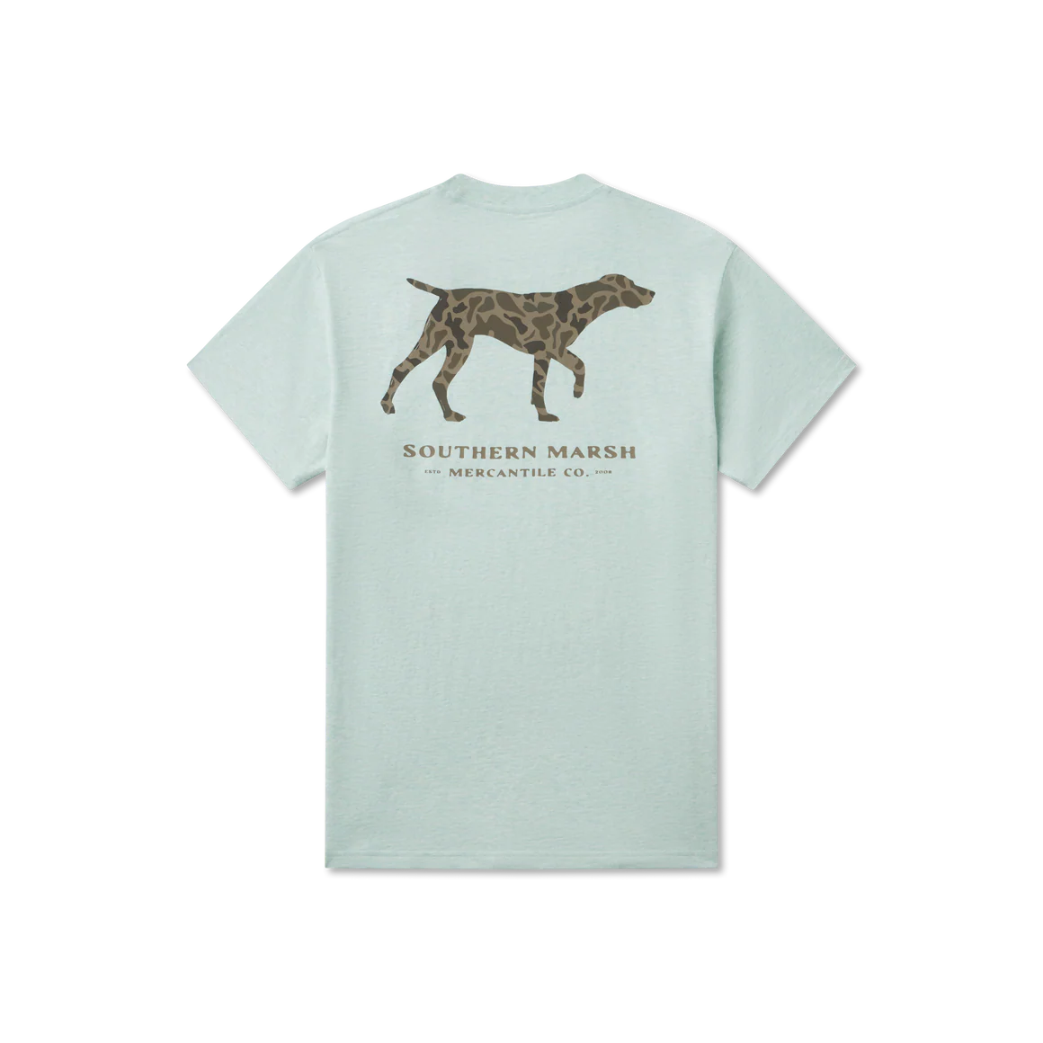 Southern Marsh M SS Camo Pointer Tee WASHED HONEYDEW