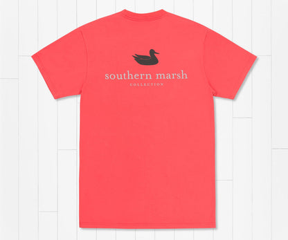 Southern Marsh M SS Authentic Duck Tee STRAWBERRY FIZZ