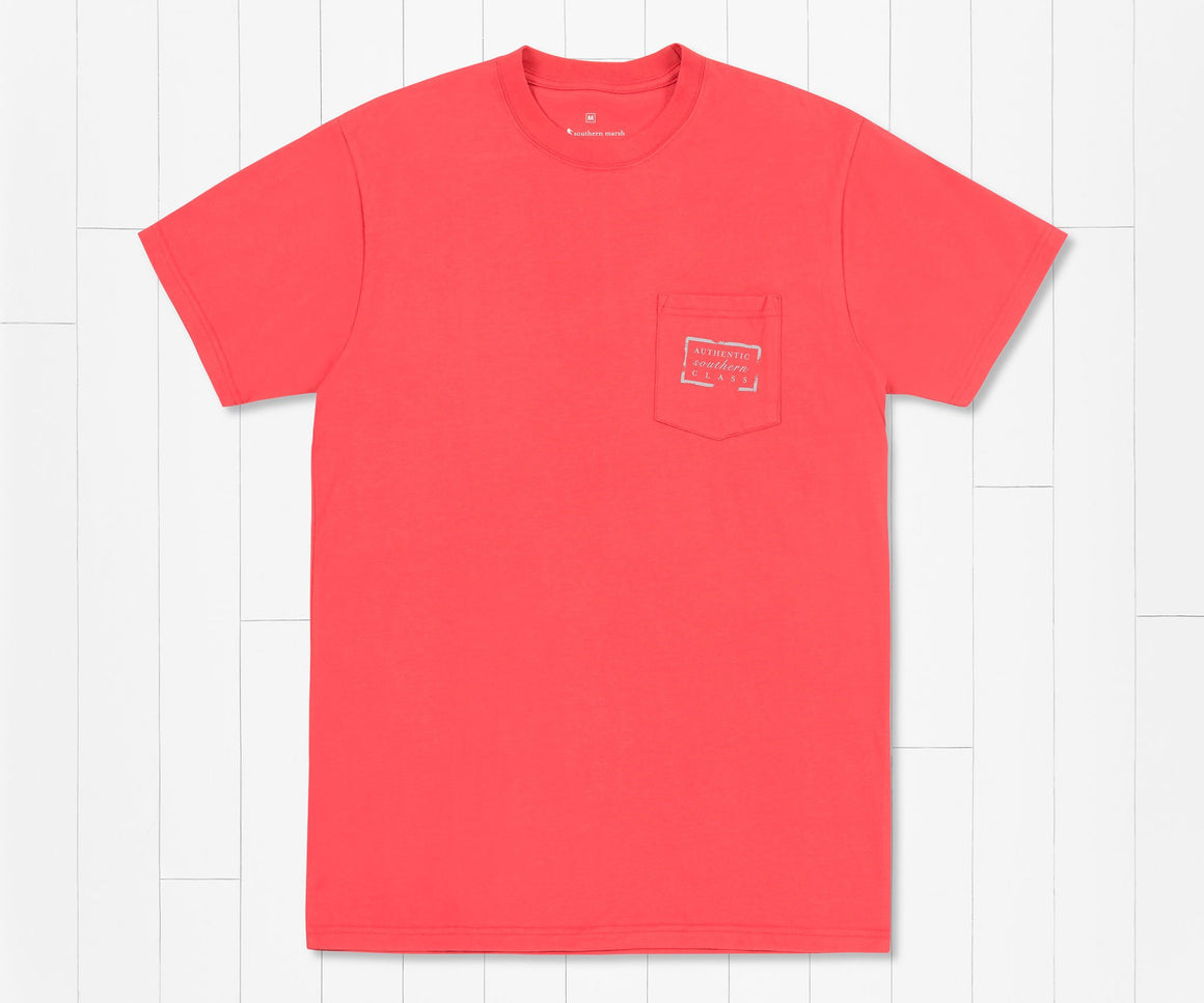 Southern Marsh M SS Authentic Duck Tee STRAWBERRY FIZZ