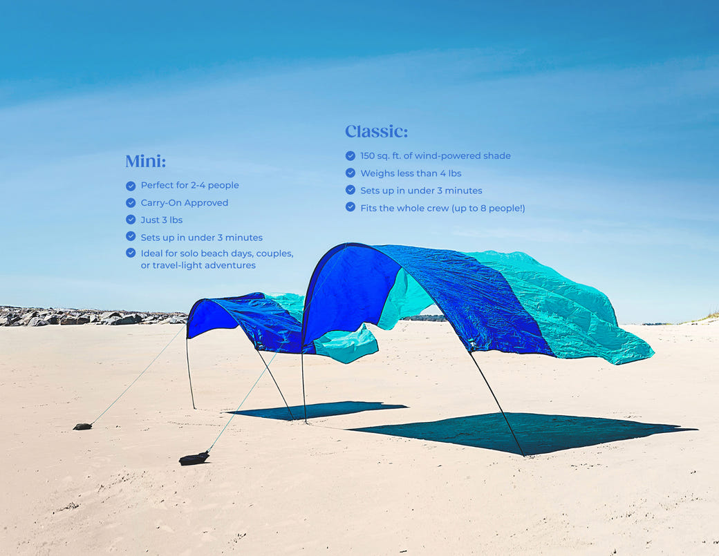Shibumi Shade Regular With Wind Assist BLUE / TEAL
