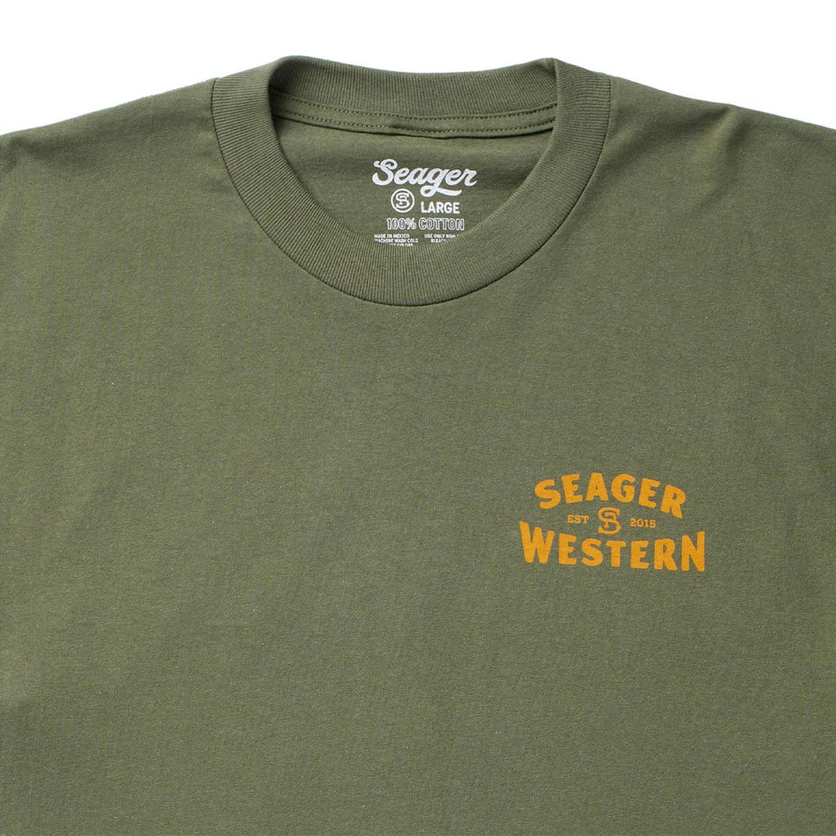 Seager M SS Americas Choice Tee SURPLUS GREEN