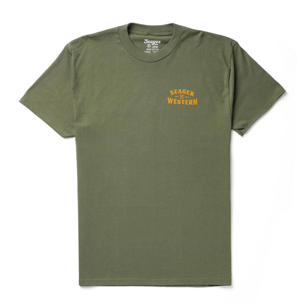 Seager M SS Americas Choice Tee SURPLUS GREEN