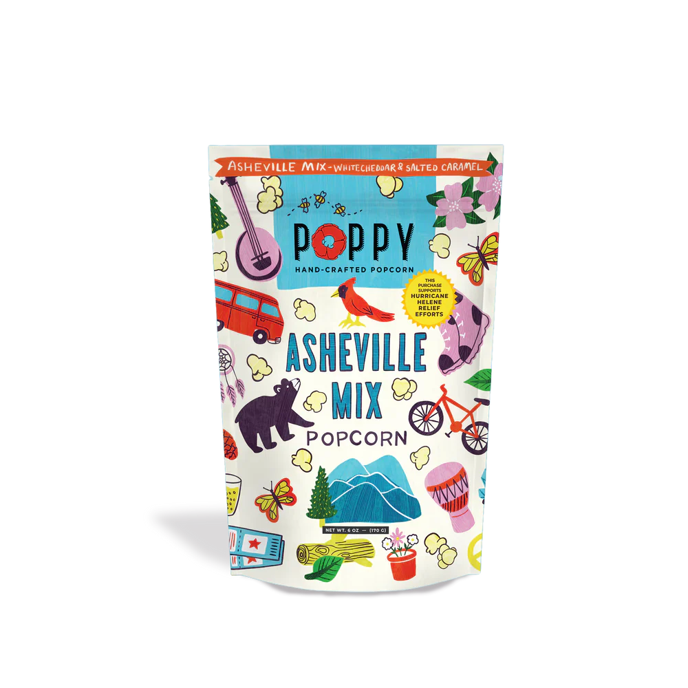 Poppy Popcorn Asheville Mix Artist Market Bag