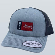 ALL STAR NC Marlin Patch Trucker HEATHER GRAY/BLACK