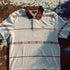 Seager M Azteca Tile Polo WHITE