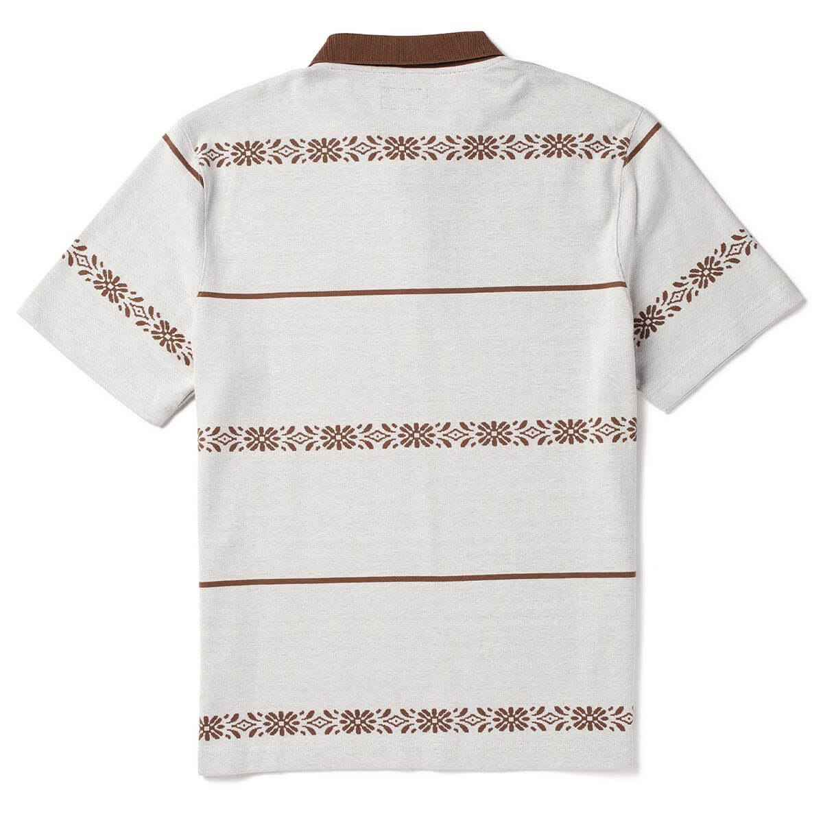 Seager M Azteca Tile Polo WHITE