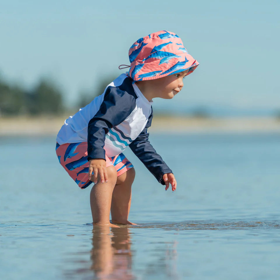 Snapperrock Kids Whale Tail Bucket PEACH