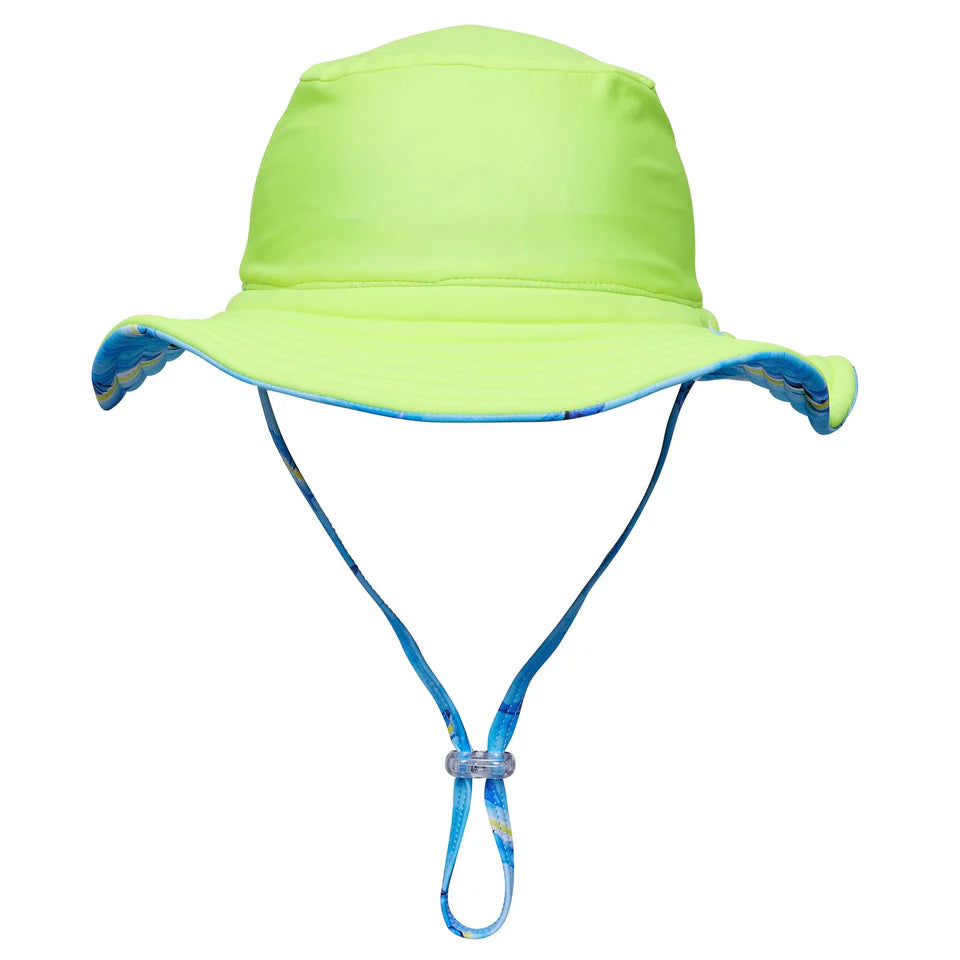 Snapperrock Reversible Bucket Hat JAWSOME WAVES