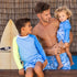 Snapperrock Kids LS Citron Splash Rash Top BLUE