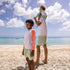 Snapperrock Kids LS Rash Top WHITE / CORAL