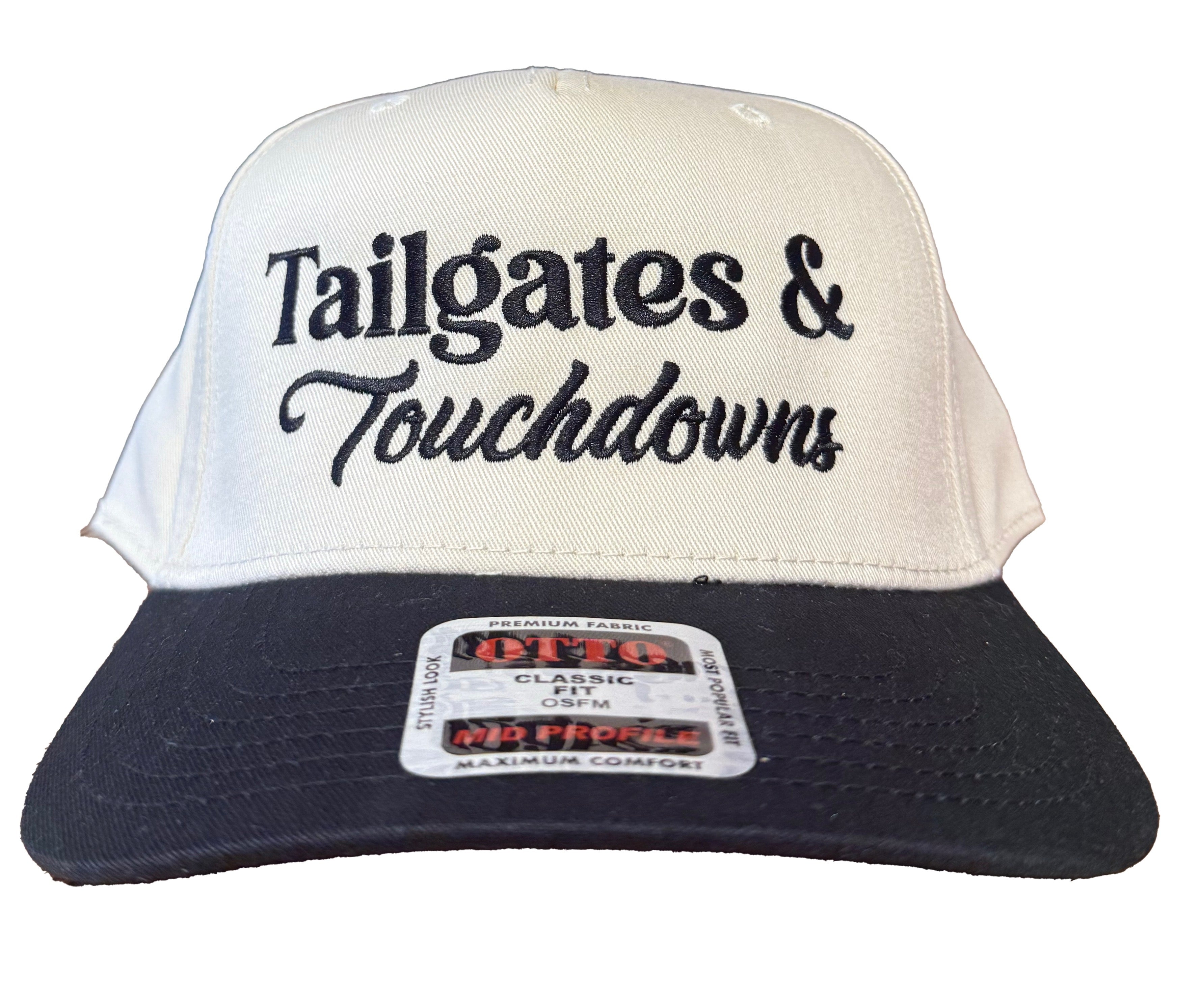 ALL STAR Tailgates & Touchdowns Hat BLACK/STONE