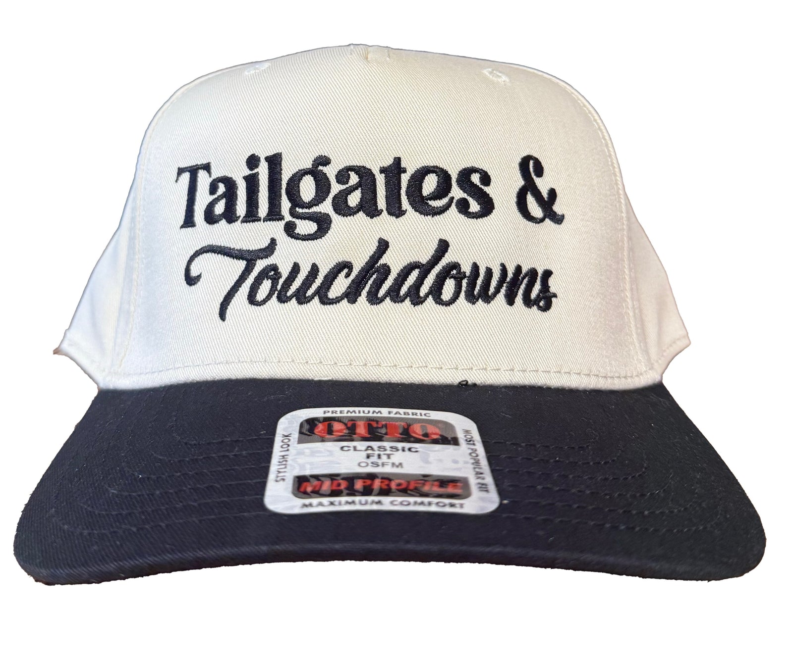 ALL STAR Tailgates & Touchdowns Hat BLACK/STONE
