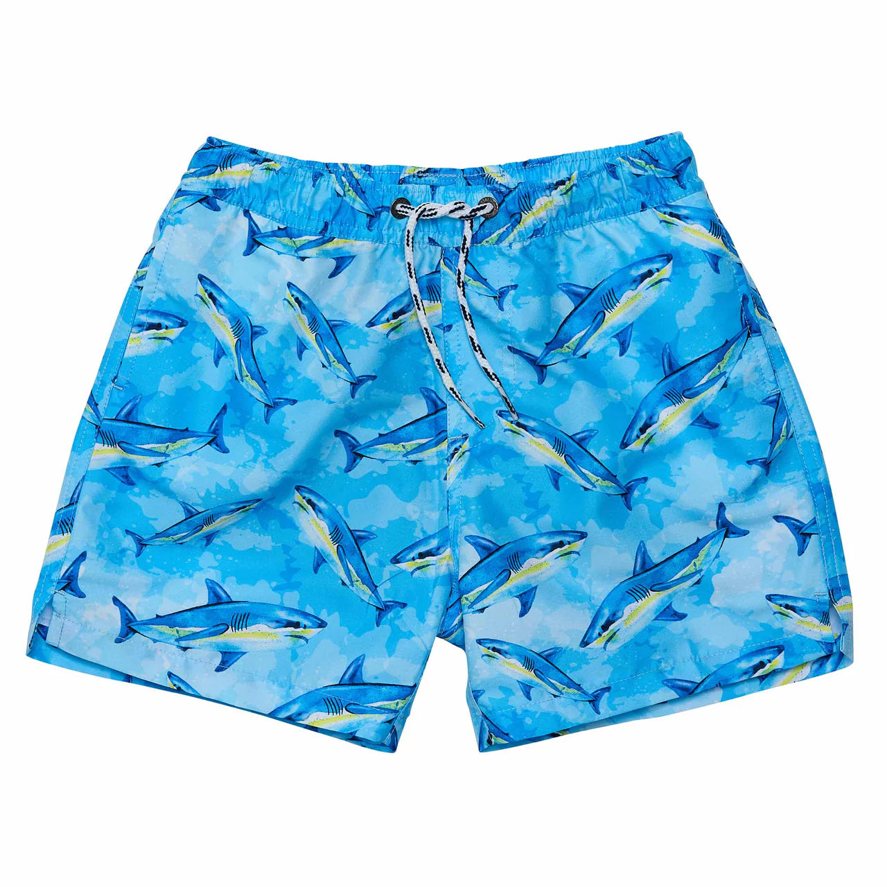 Snapperrock Boys Jawsome Waves Swim Trunk BLUE